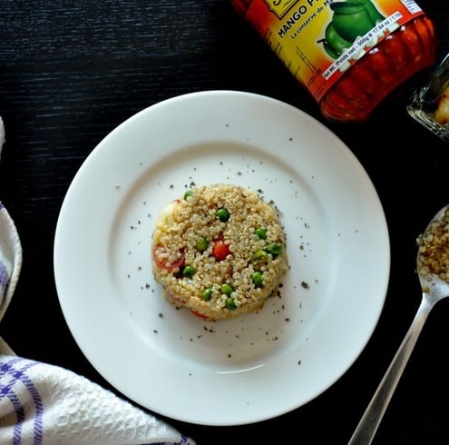 Curried Potato and Cauliflower (Aloo Gobi) and Quinoa Pilaf