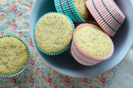 Gluten-Free Lemon Poppy Seed Muffins