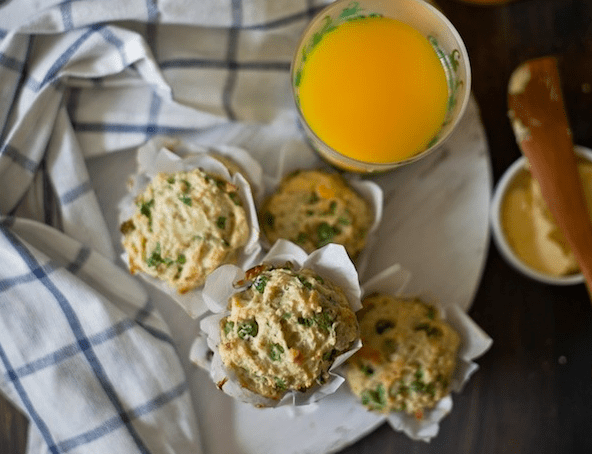 Savory Quinoa Breakfast Muffins