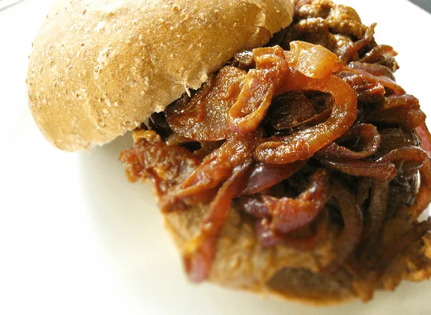 Bifanas - Famous Portuguese Pork Sandwich - fed by sab