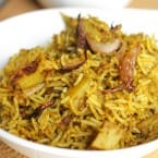 Vegetarian Hyderabadi Dum Biryani