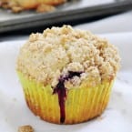 Gluten Free Blueberry Streusel Muffins