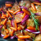 Rosemary and Baby Carrot Chicken