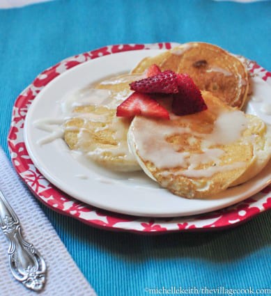 Glazed Doughnut Pancakes