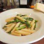 Penne with Asparagus, Olive Oil, Pecorino and Lemon Zest