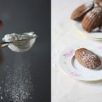 Avocado Dark-chocolate Madeleines