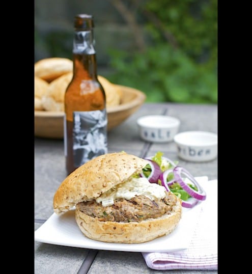 Scandinavian Beer Burger with Danish Remoulade