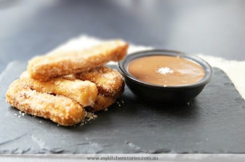 Churros with Chocolate Sauce