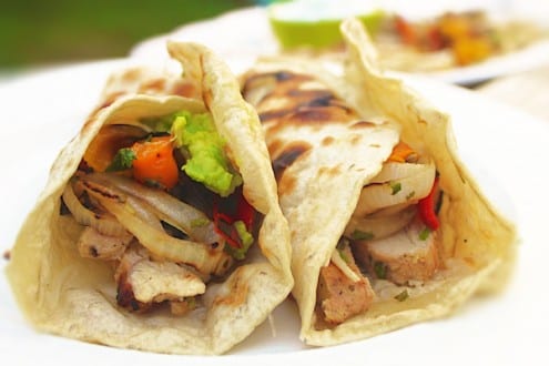 Grilled Chicken Fajitas