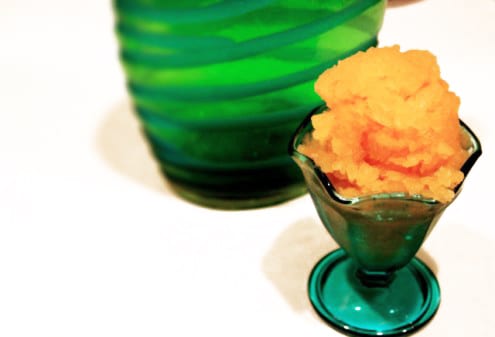 An Icy Blend - Cantaloupe Granita