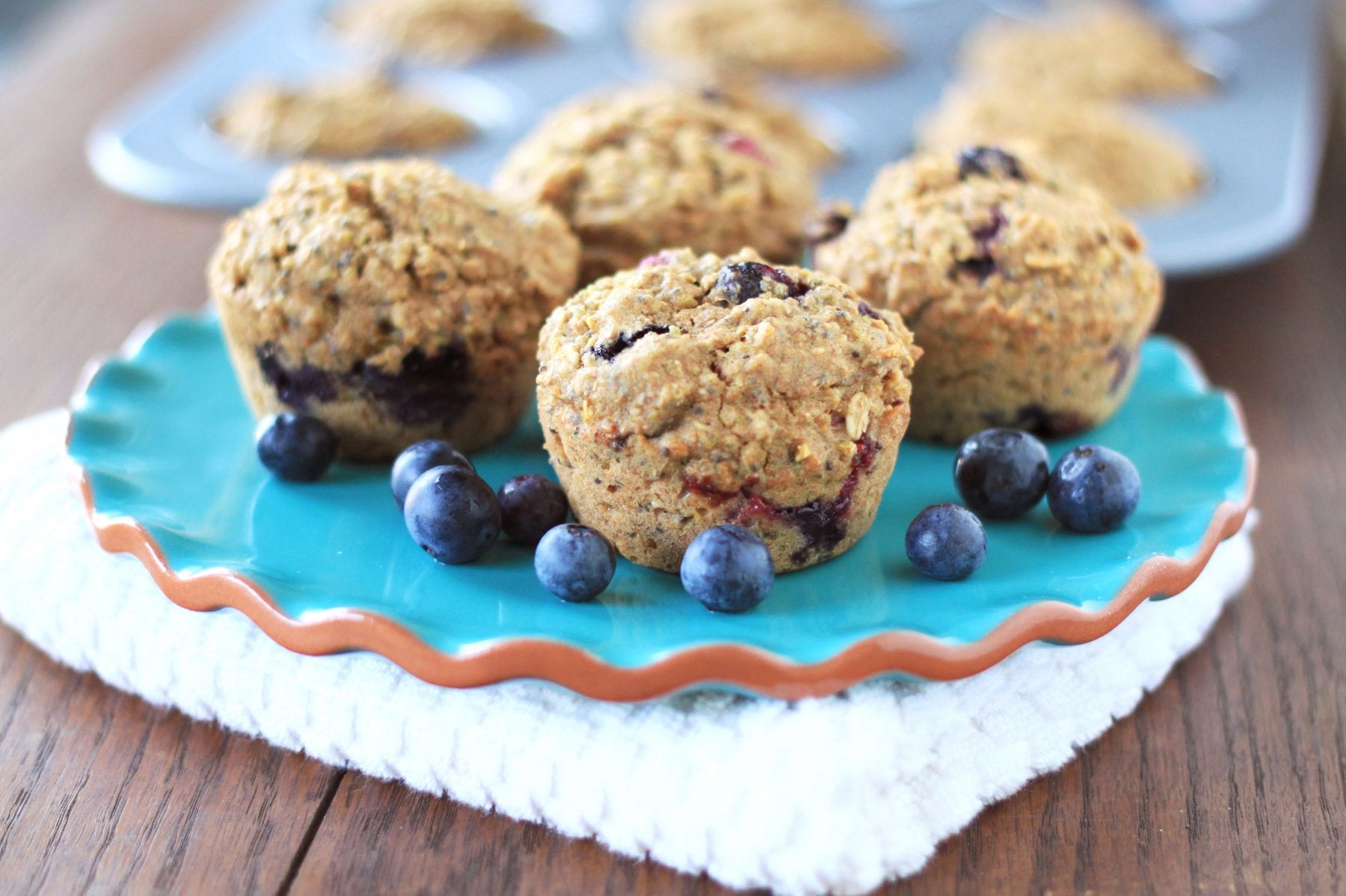 Quinoa Blueberry Muffins