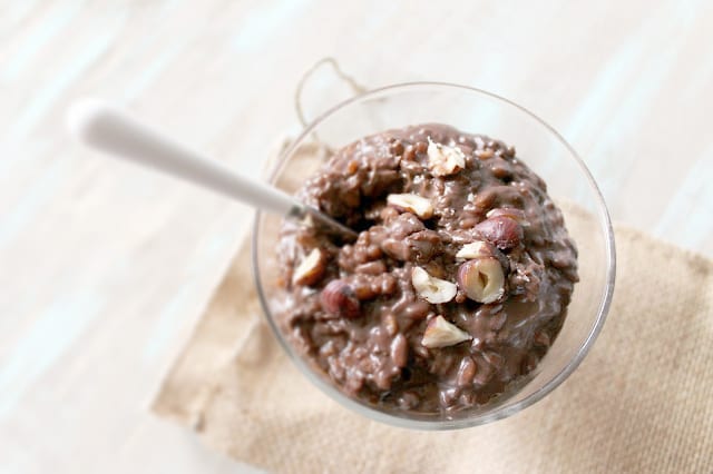 Chocolate-Hazelnut Risotto