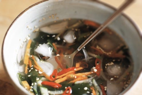 Miyeok Oi Naengguk - Cold Cucumber Soup