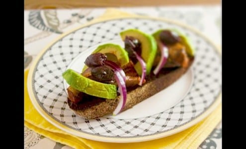 Sardine Avocado Bruschetta Recipe