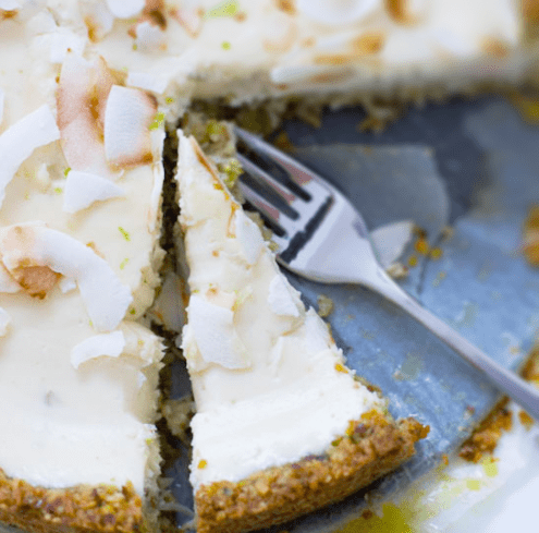 Sugar-Free Yoghurt Cheesecake with a Lime Twist