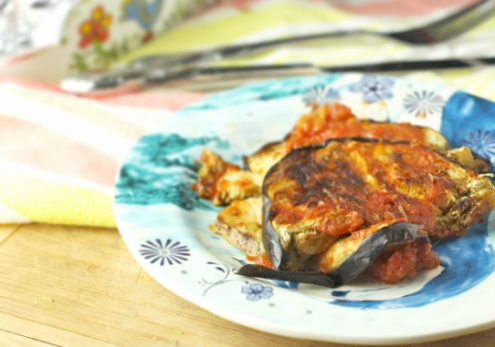 Healthy Eggplant Parmesan