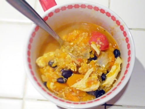 Hearty Chicken Stew with Butternut Squash and Quinoa 