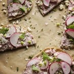 Gluten-Free Flatbread with Radish-Butter