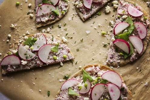 Gluten-Free Flatbread with Radish-Butter