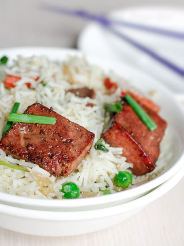 Grilled Tofu with Sesame Rice