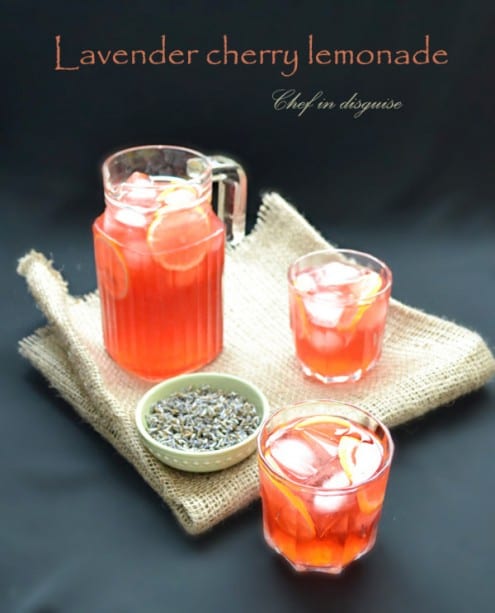 Cherry Lavender Lemonade