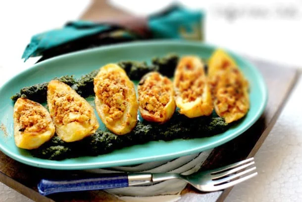 Stuffed Potato Shells