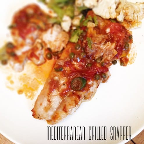 Grilled Mediterranean Snapper