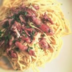 Taglierini con Calamaretti - Pasta with Tiny Calamari