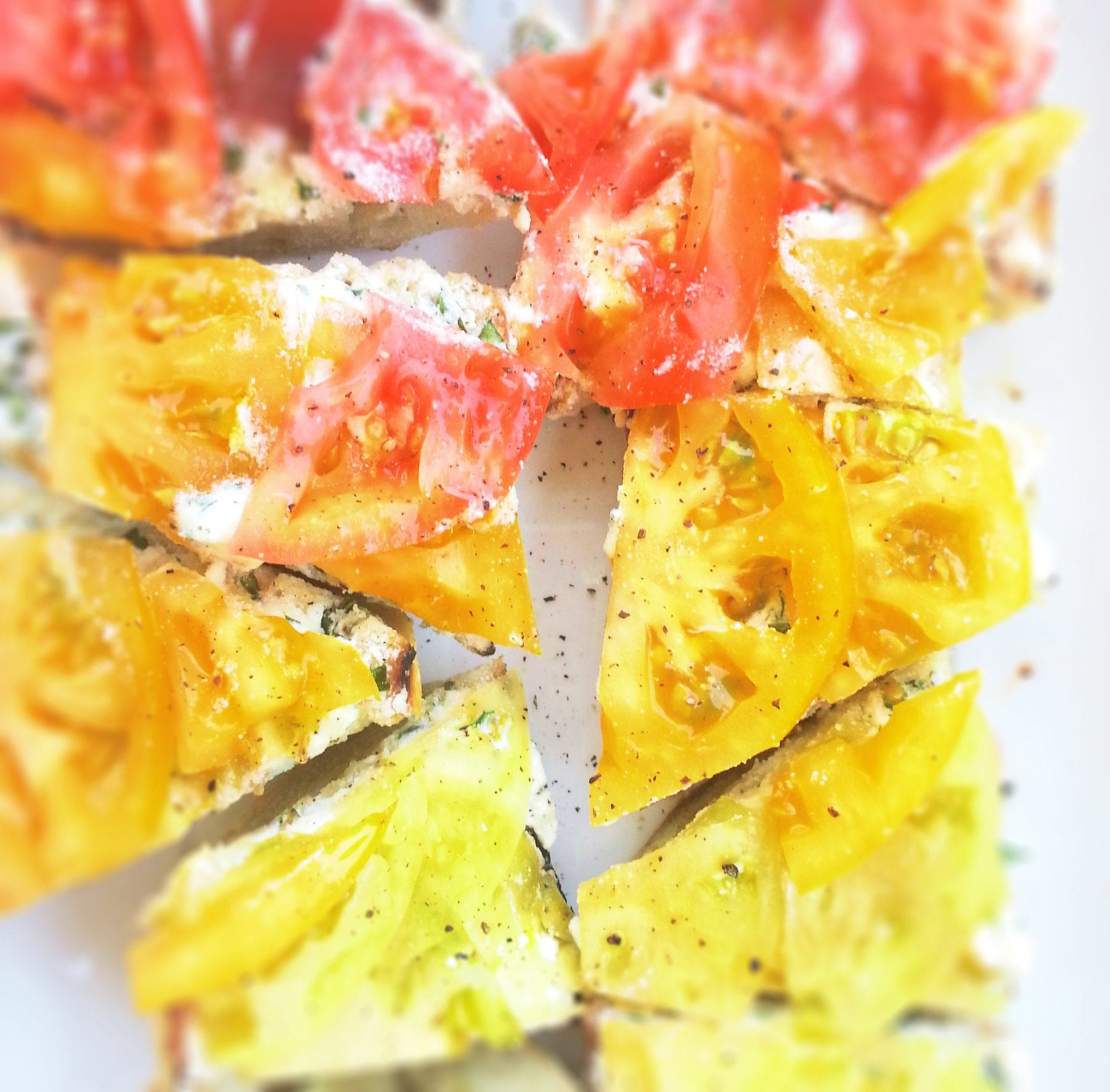 Heirloom Tomato Crostini