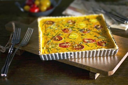 Gluten-Free Heirloom Tomato Tart