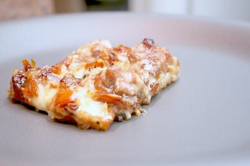 Kielbasa Weissbier Cheese Pizza