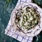 Peas and Asparagus Risotto