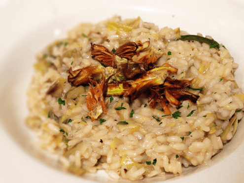 Baby Artichoke and Spring Onion Risotto