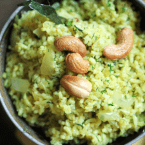 Lemon Dill Rice with Cashews