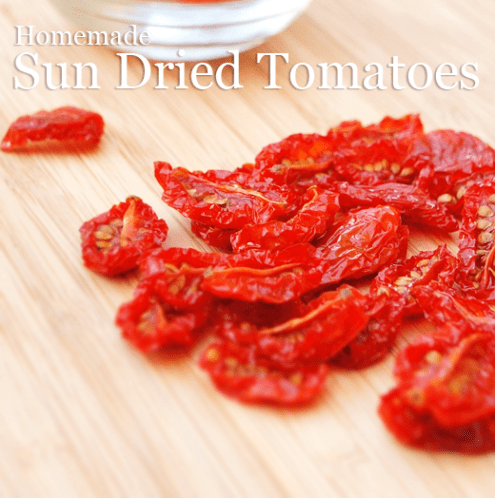 Homemade Sun Dried Tomatoes