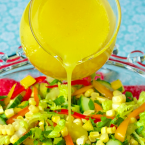 Summer Salad with Sunny Honey Vinaigrette