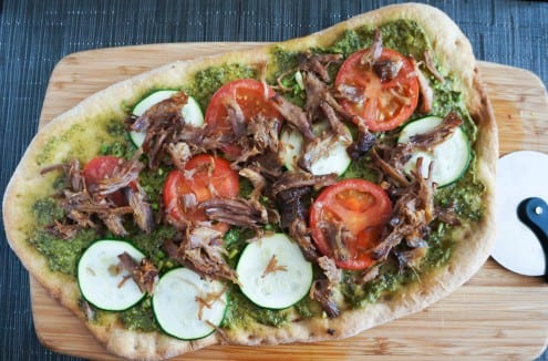 Toasted Pernil Flat Bread