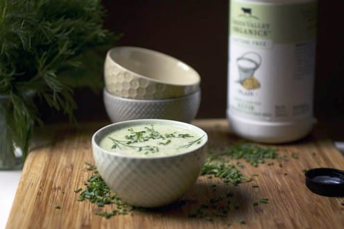 Chilled Cucumber and Kefir Soup