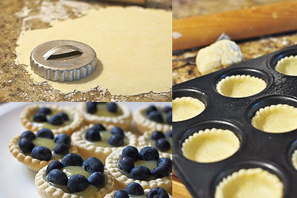 Lemon Blueberry Tarts