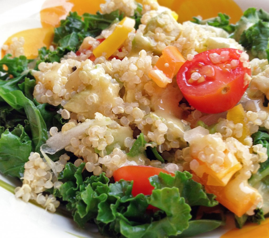 Kale, Quinoa and Avocado Salad Recipe by Lauren Hardy