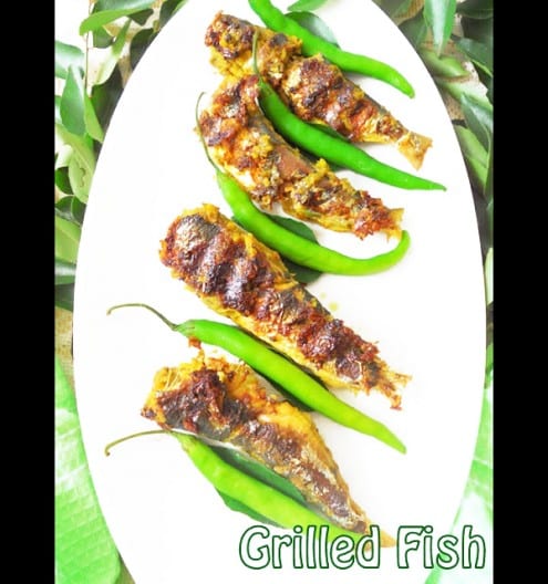 Kerala Style Grilled Fish