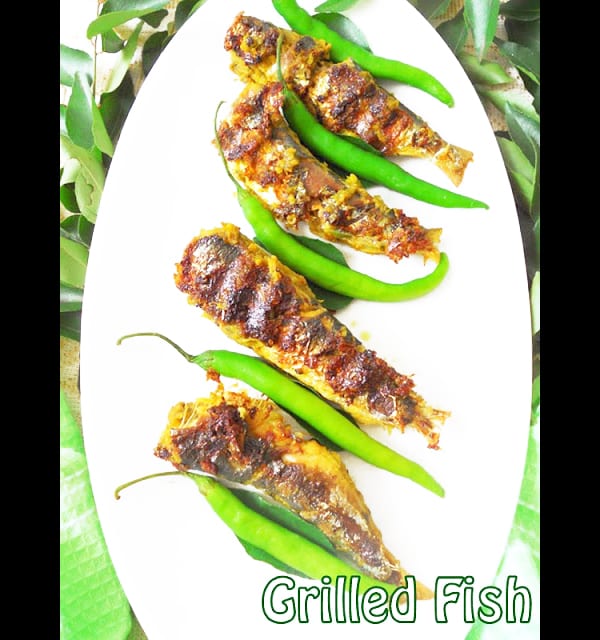 Kerala Style Grilled Fish