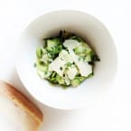 Zucchini Pasta with Fava Beans and Lemon Thyme Butter