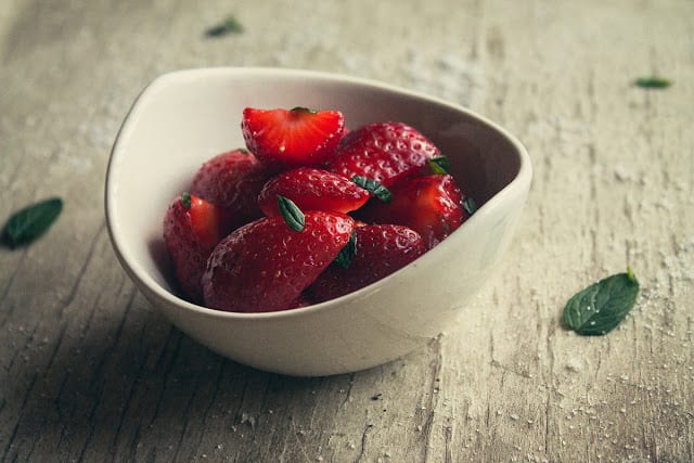 Strawberries and Mint