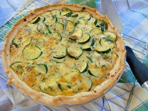 Fresh Herb and Zucchini Pie Recipe by Amy Casey
