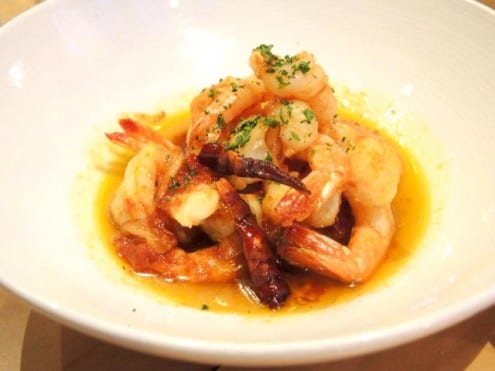 Garlic shrimp at Jaleo