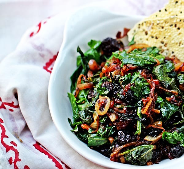 Kale with Caramelized Onions