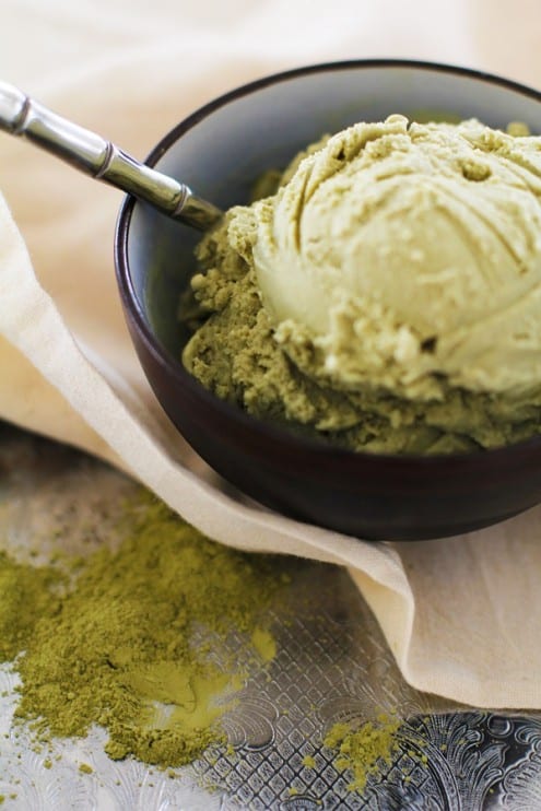 Green Tea Coconut Milk Ice Cream