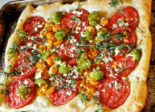 Tomato and Cauliflower Tart