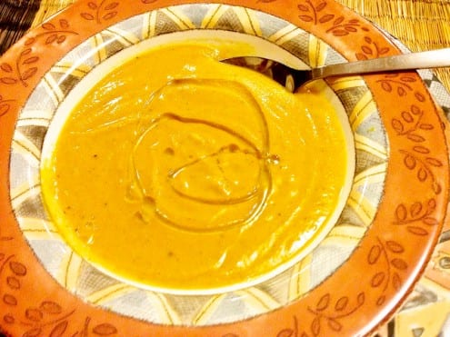 Sweet Potato and Hazelnut Soup